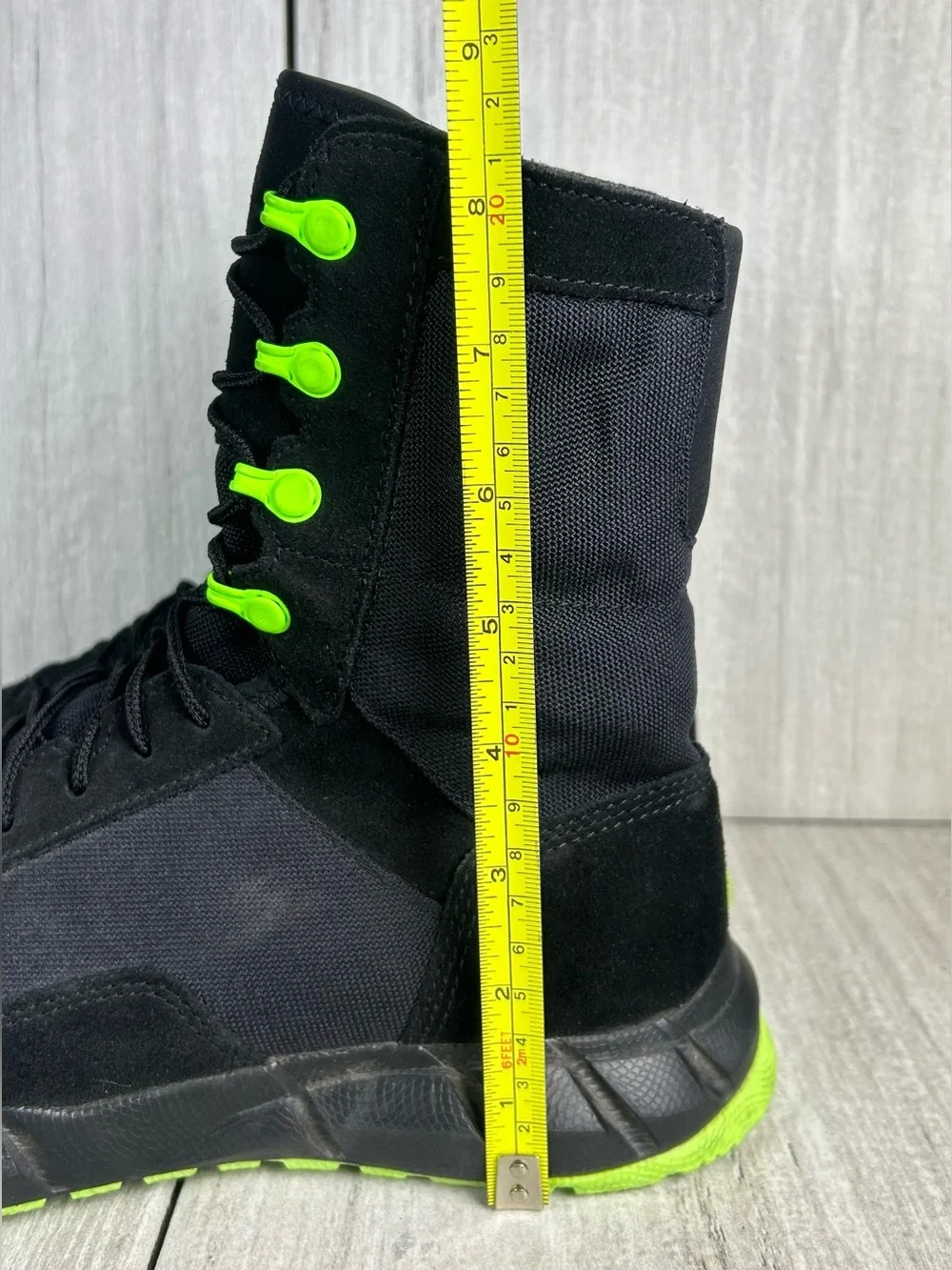 Oakley Coyote Light Assault 2 Black Green Combat Tactical Boot Mens Size 8.5